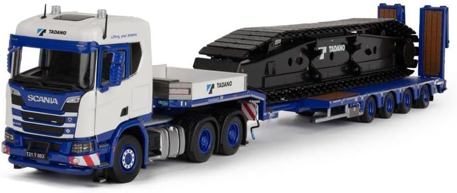 1/50 SCANIA XT ミドルルーフ Nooteboom 低床トレラー 1/50
